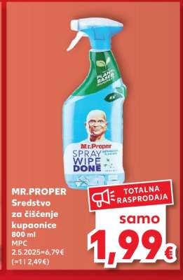 MR. PROPER SREDSTVO ZA ČIŠĆENJE KUPAONICE