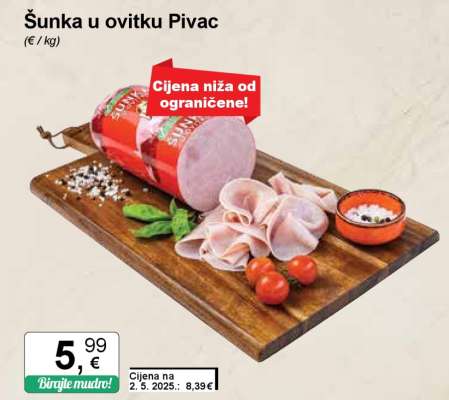 Šunka u ovitku Pivac