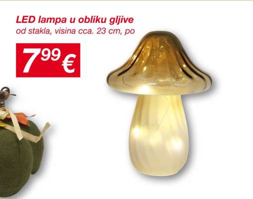 LED lampa u obliku gljive