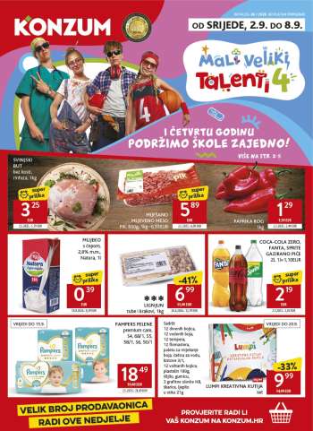 Konzum katalog - 02.09.2026. - 08.09.2026.