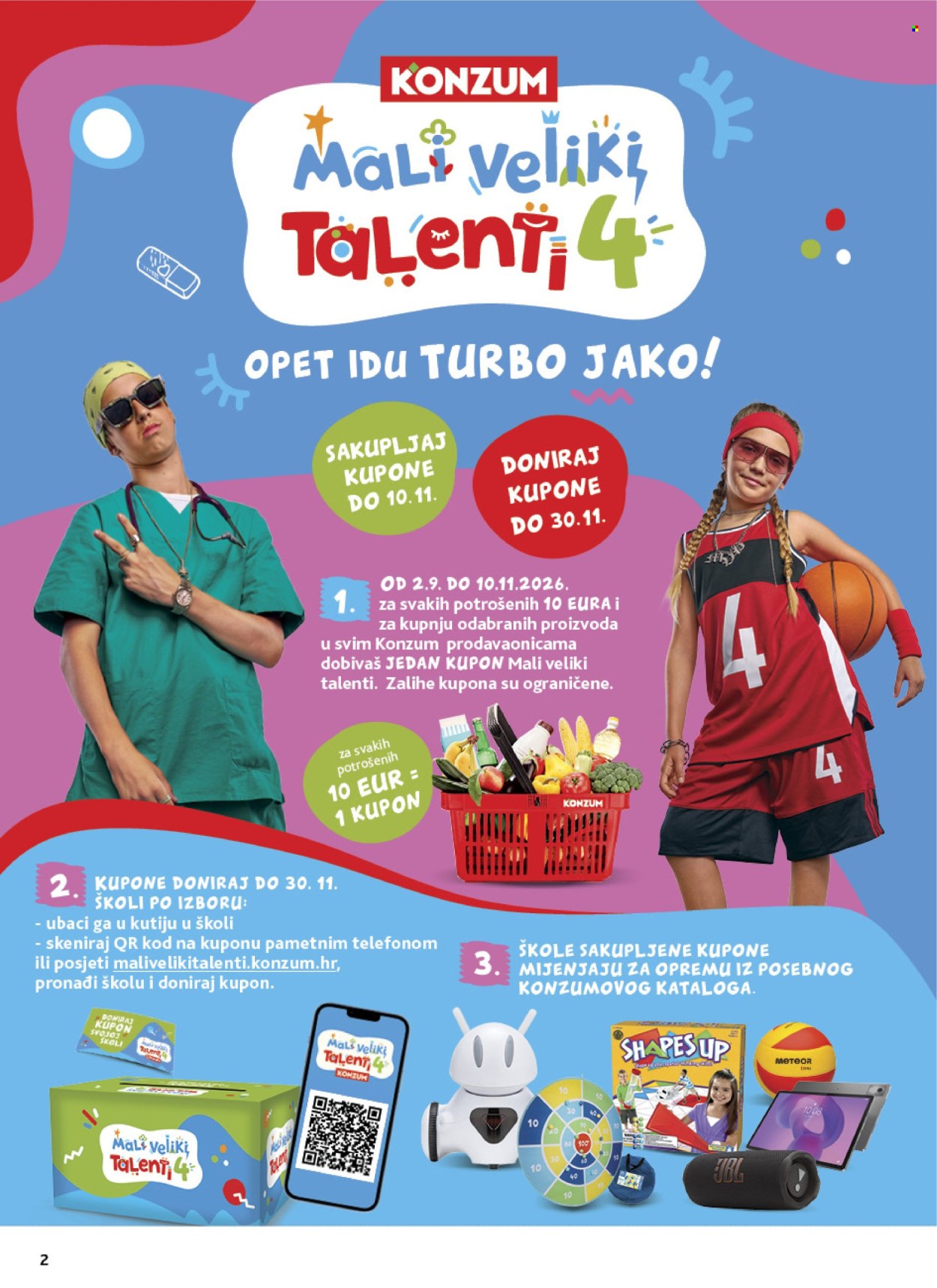 Leták Konzum - 2.9.2026 - 8.9.2026. Strana 2