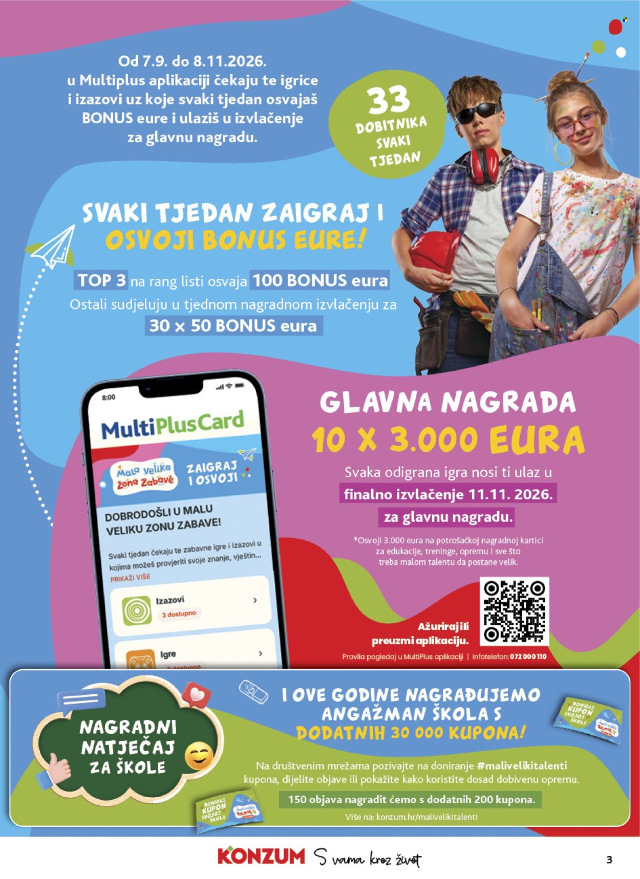 Leták Konzum - 2.9.2026 - 8.9.2026. Strana 3