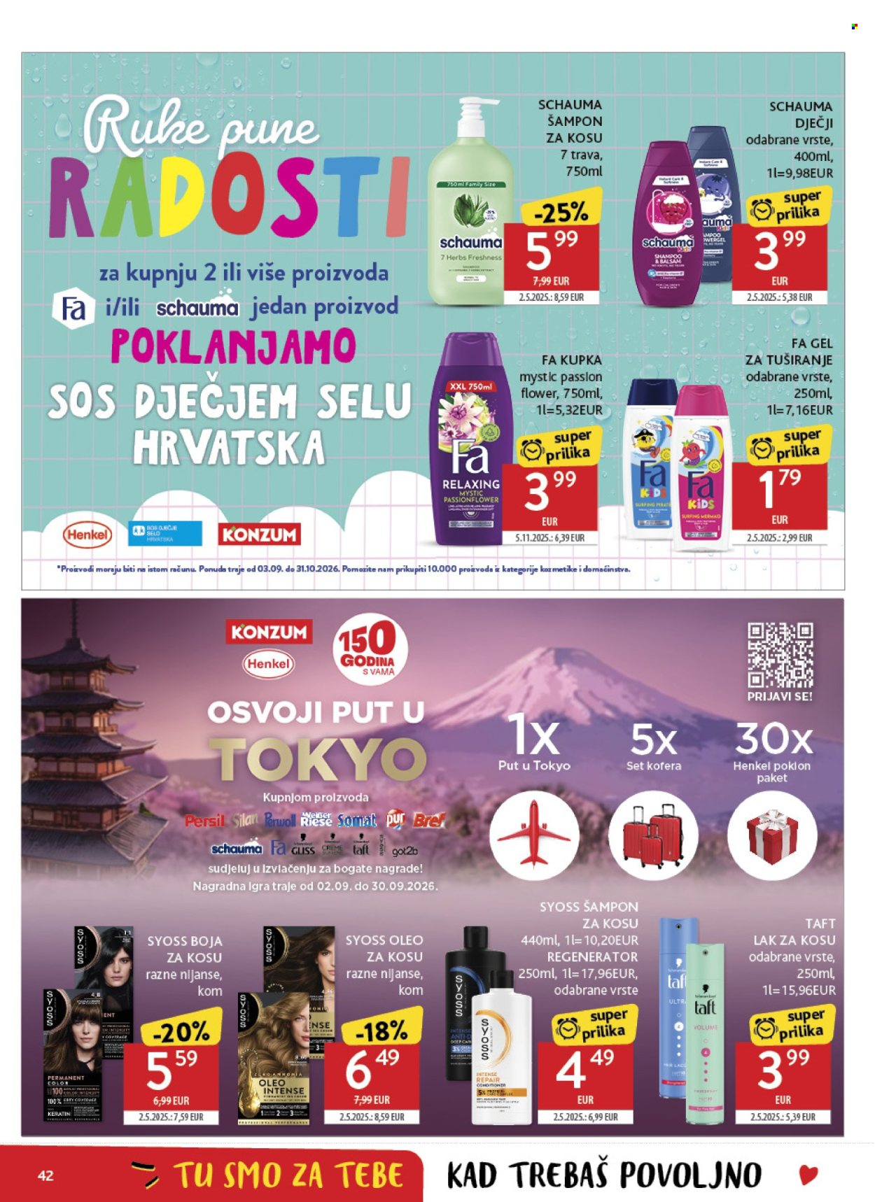 Leták Konzum - 2.9.2026 - 8.9.2026. Strana 42