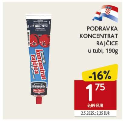 PODRAVKA Koncentrat rajčice