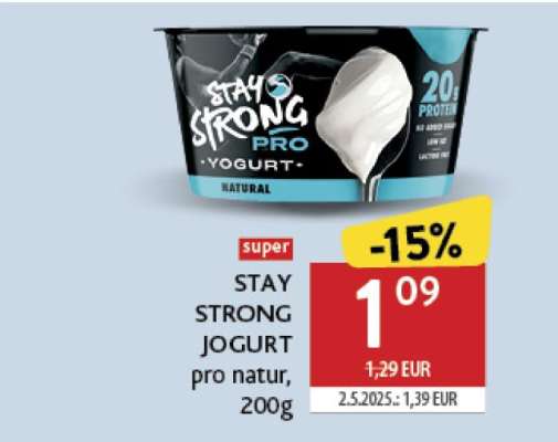 STAY STRONG JOGURT pro natur, 200g