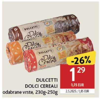 DULCETTI DOLCI CEREALI