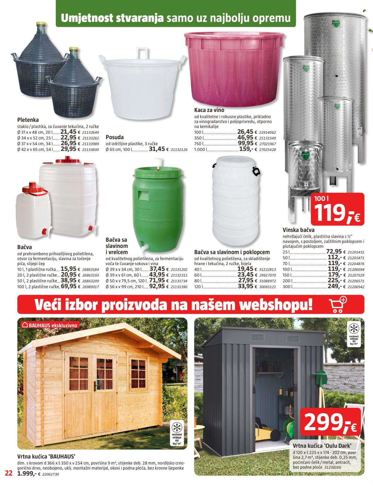 Bauhaus katalog - 02.09.2026. - 15.09.2026. Stranica 22