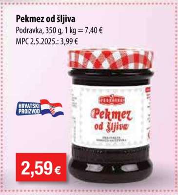 PEKMEZ OD ŠLJIVA