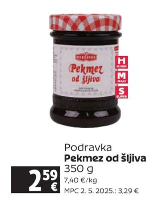 PODRAVKA Pekmez od šljiva