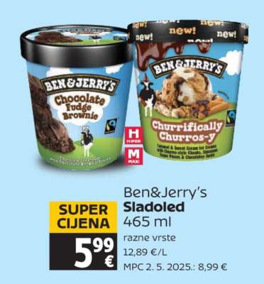 BEN&JERRY`S Sladoled