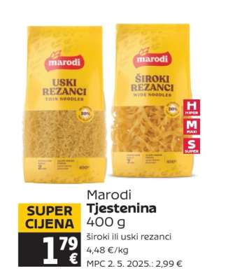 MARODI tjestenina