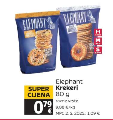 ELEPHANT Krekeri
