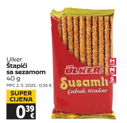 ULKER Štapići sa sezamom