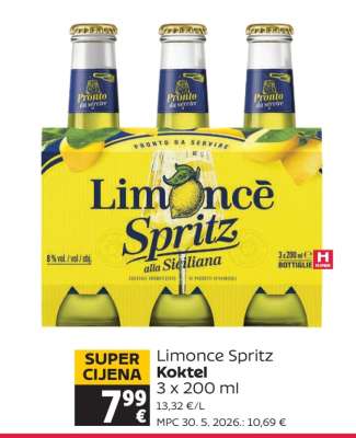 Limonce Spritz Koktel
