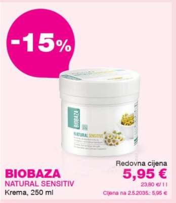 BIOBAZA NATURAL SENSITIV