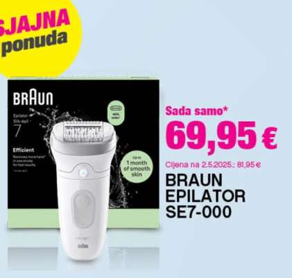 BRAUN EPILATOR SE7-000