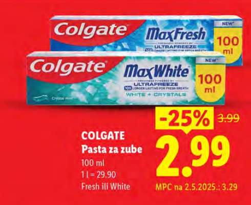 COLGATE Pasta za zube