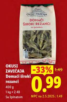 OKUSI ZAVIČAJA Domaći široki rezanci