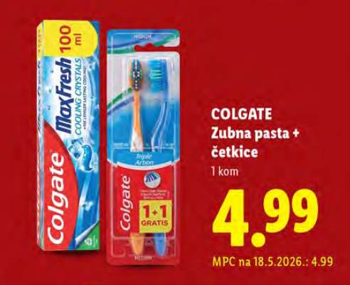 COLGATE Zubna pasta + četkice