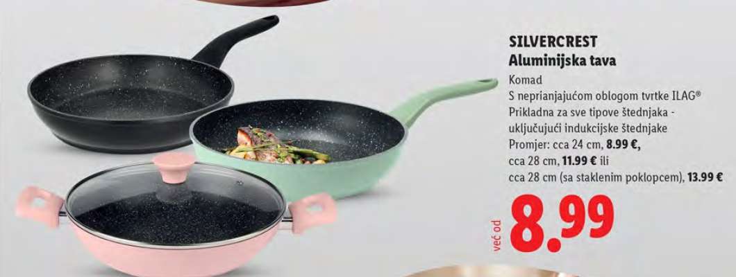 SILVERCREST Aluminijska tava