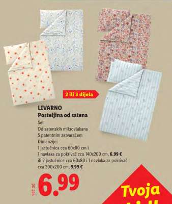 Posteljina od satena