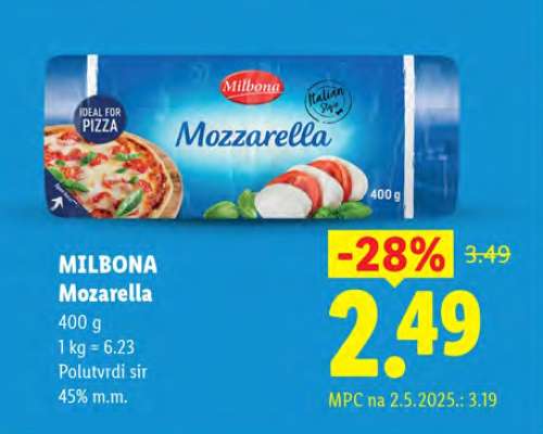 MILBONA Mozarella