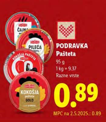 PODRAVKA PAŠTETA