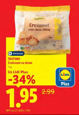 Tastino Croissant sa sirom