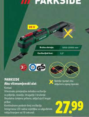 PARKSIDE Aku višenamjenski alat