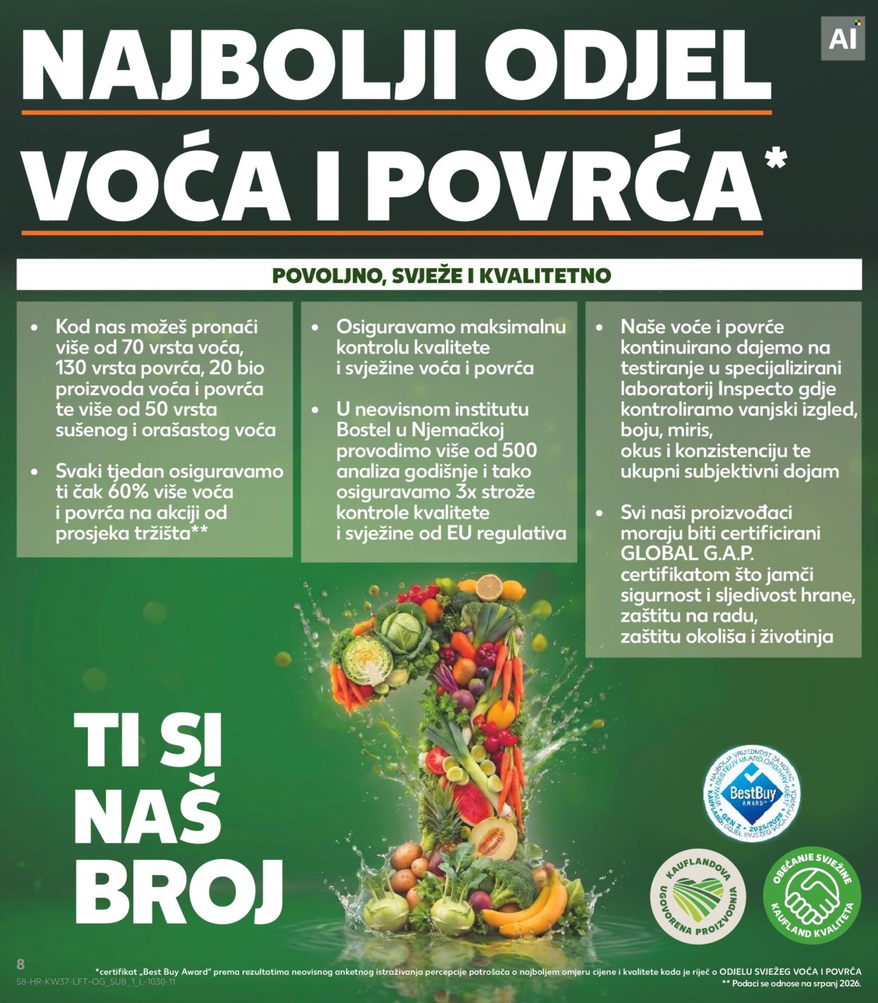 Kaufland katalog - 09.09.2026. - 15.09.2026. Stranica 8