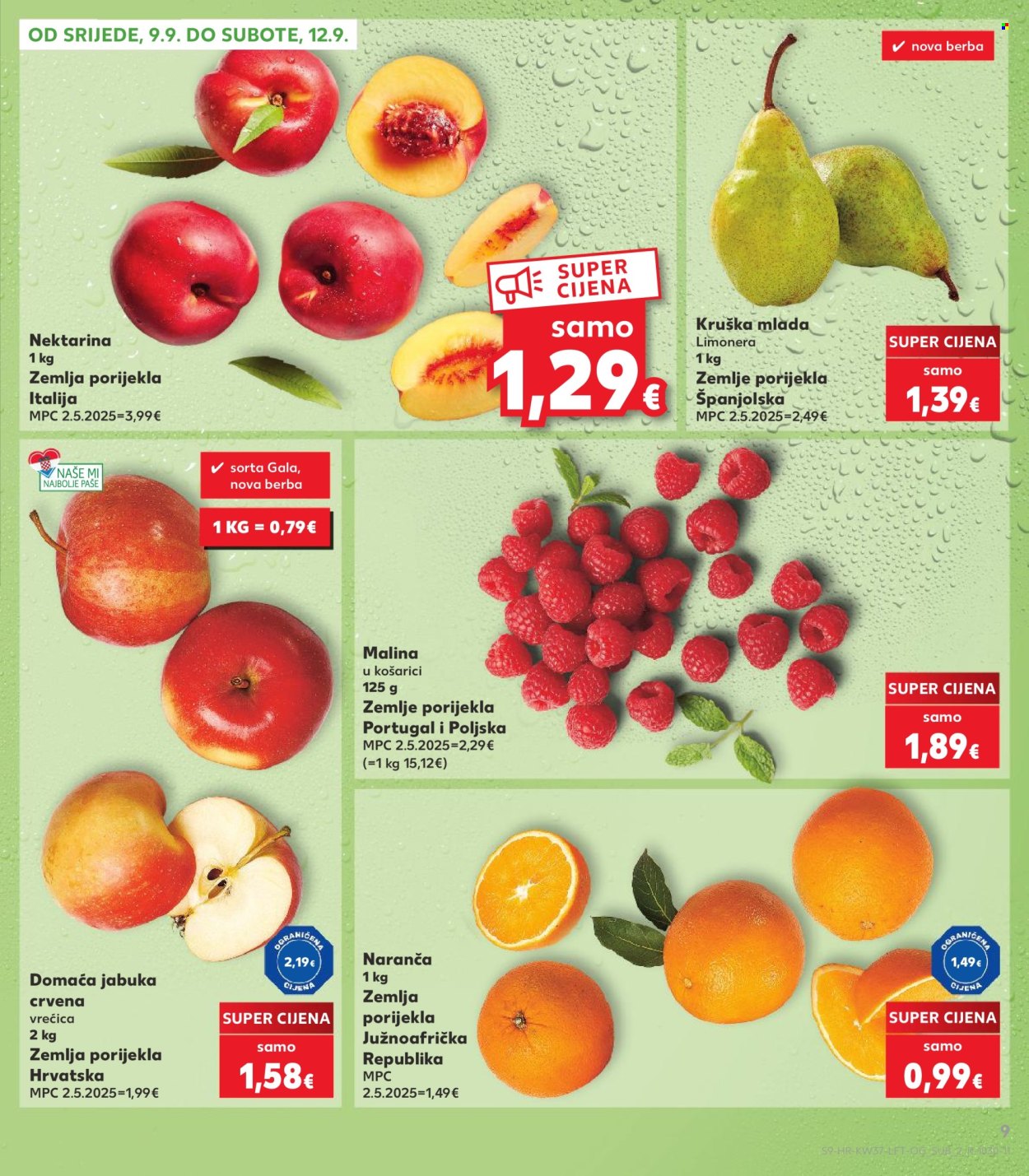 Kaufland katalog - 09.09.2026. - 15.09.2026. Stranica 9