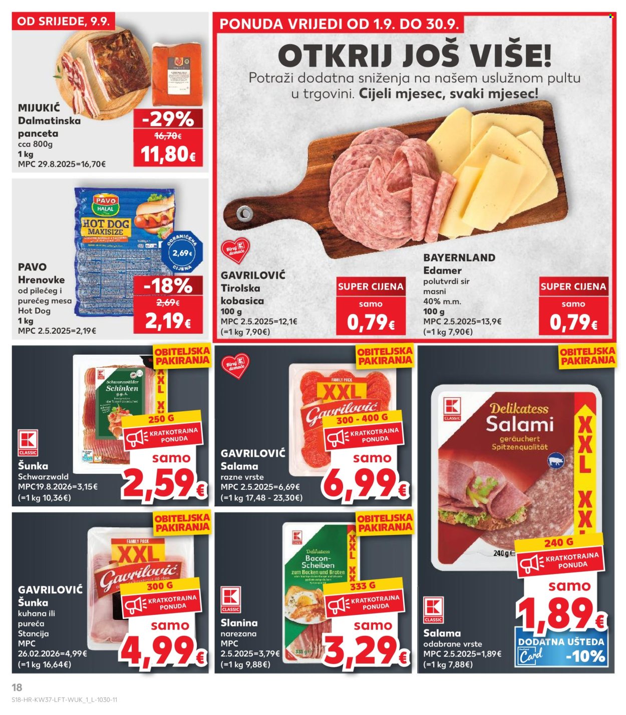 Kaufland katalog - 09.09.2026. - 15.09.2026. Stranica 18