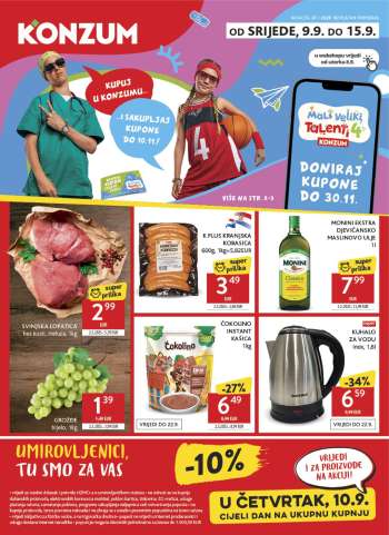 Konzum katalog - 09.09.2026. - 15.09.2026.
