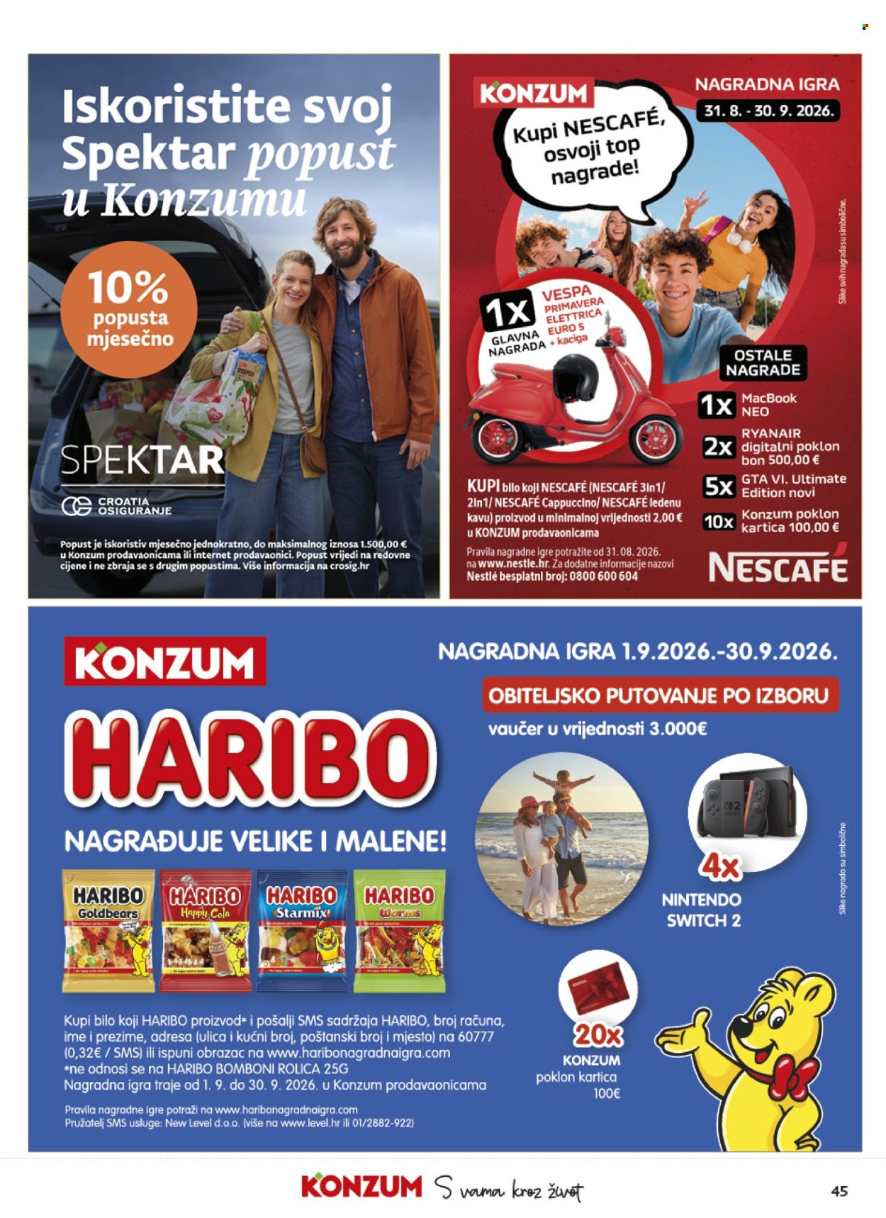 Konzum katalog - 09.09.2026. - 15.09.2026. Stranica 45