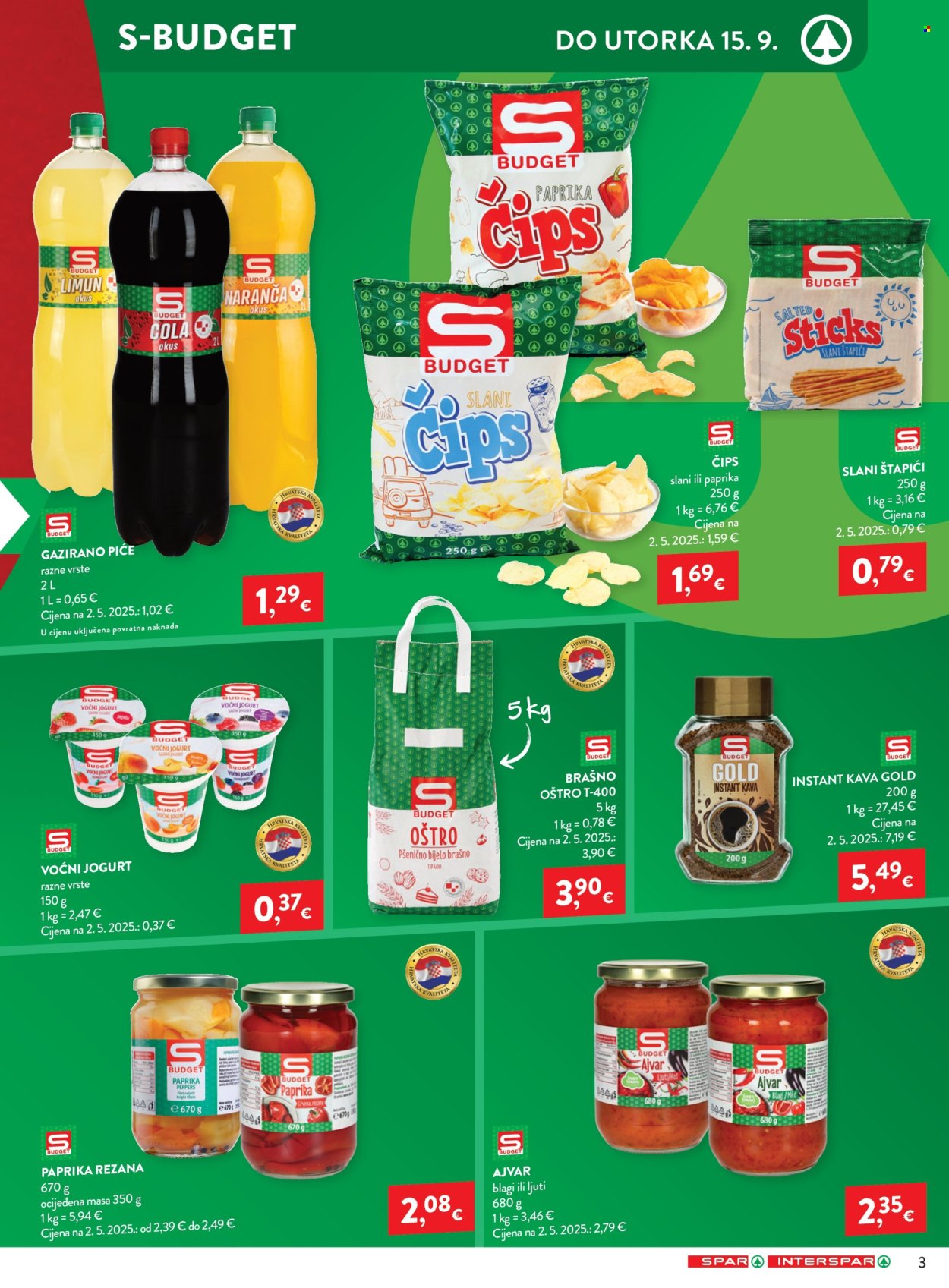 INTERSPAR katalog - 09.09.2026. - 15.09.2026. Stranica 3