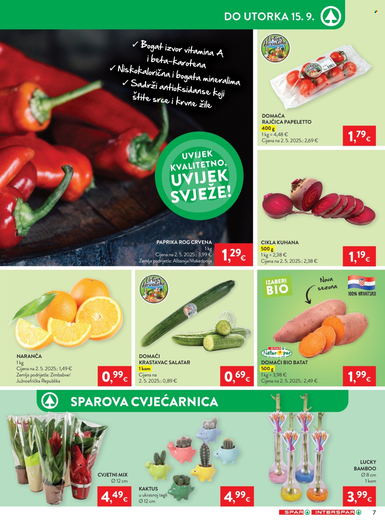 INTERSPAR katalog - 09.09.2026. - 15.09.2026. Stranica 9