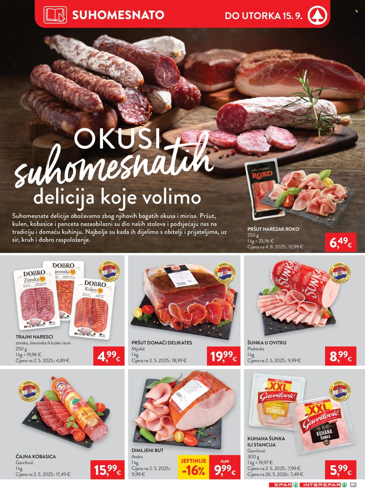 INTERSPAR katalog - 09.09.2026. - 15.09.2026. Stranica 12