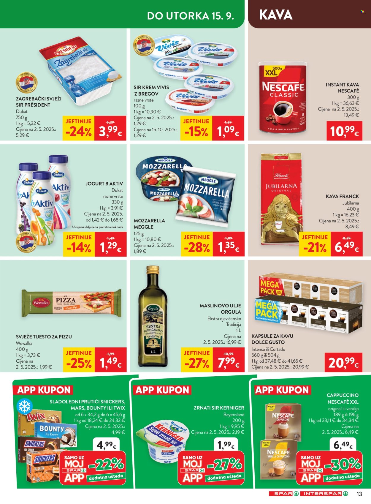 INTERSPAR katalog - 09.09.2026. - 15.09.2026. Stranica 19