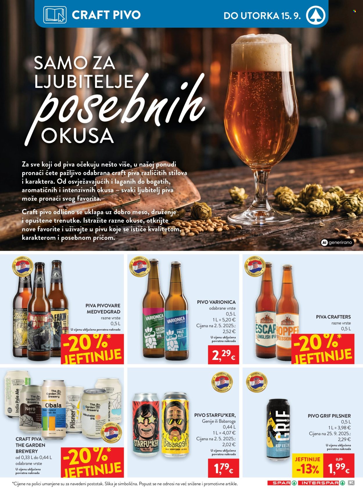 INTERSPAR katalog - 09.09.2026. - 15.09.2026. Stranica 22