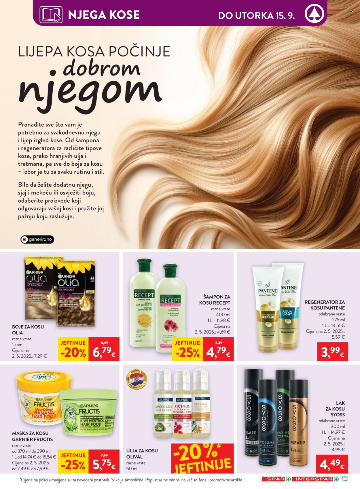 INTERSPAR katalog - 09.09.2026. - 15.09.2026. Stranica 25