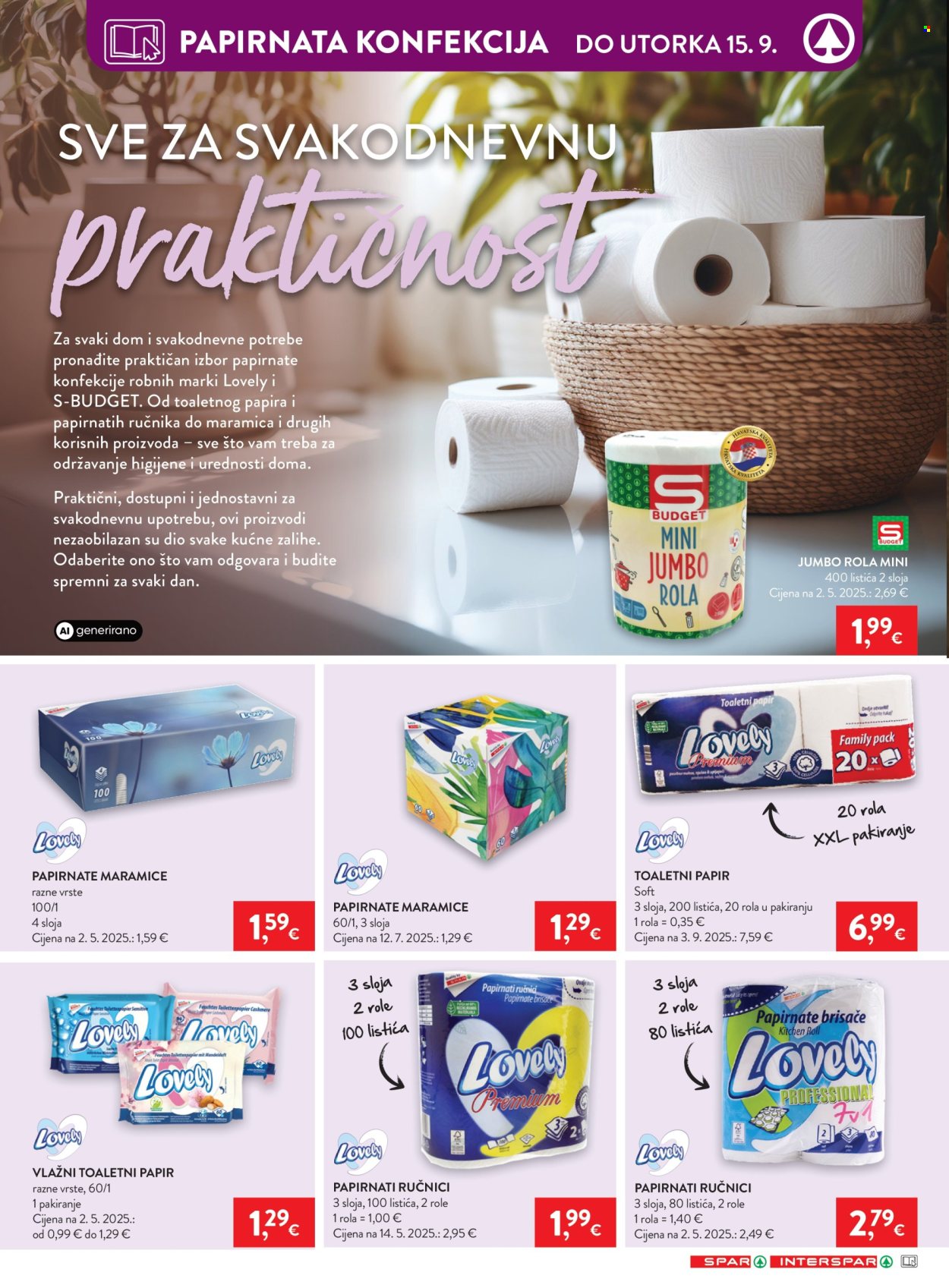 INTERSPAR katalog - 09.09.2026. - 15.09.2026. Stranica 27