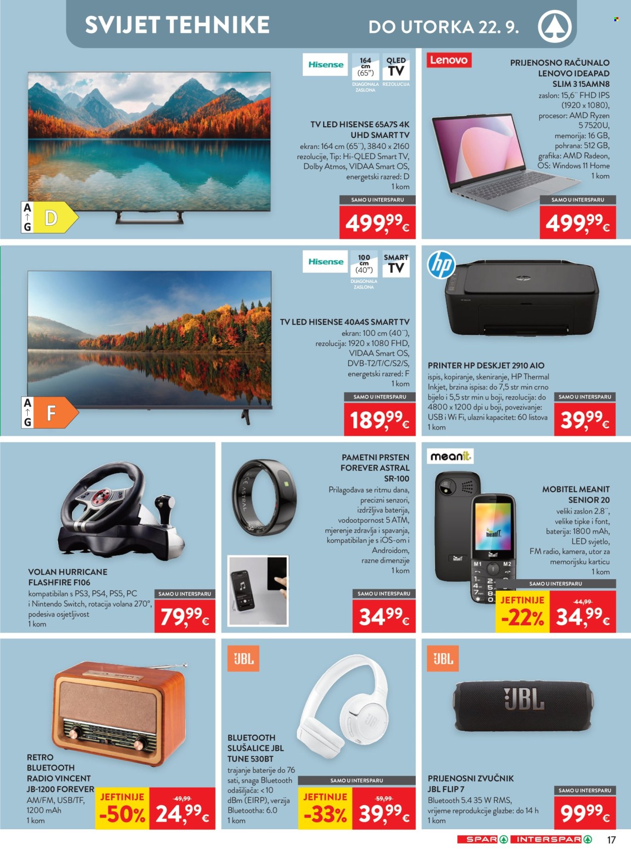 INTERSPAR katalog - 09.09.2026. - 15.09.2026. Stranica 30
