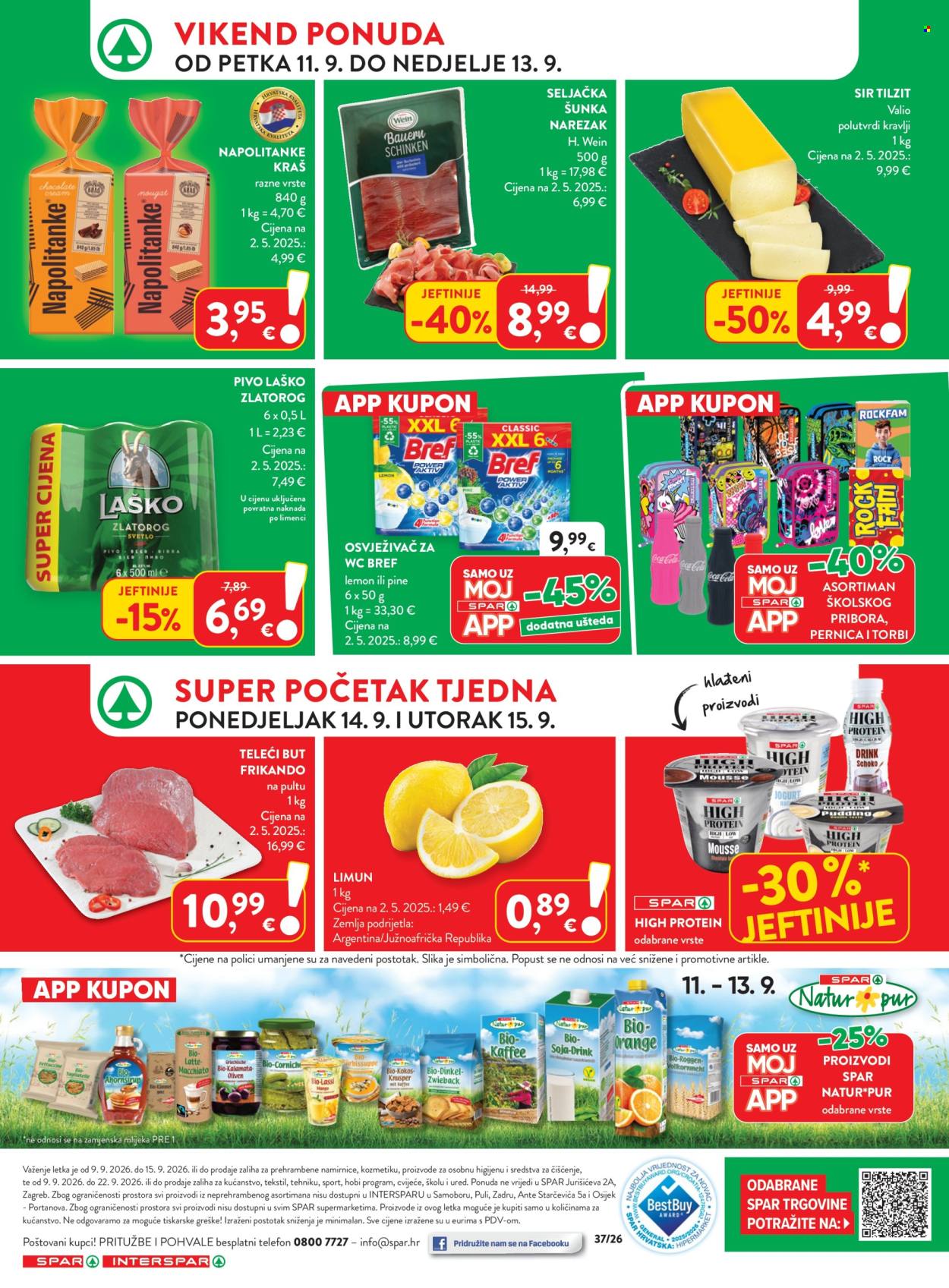 INTERSPAR katalog - 09.09.2026. - 15.09.2026. Stranica 33