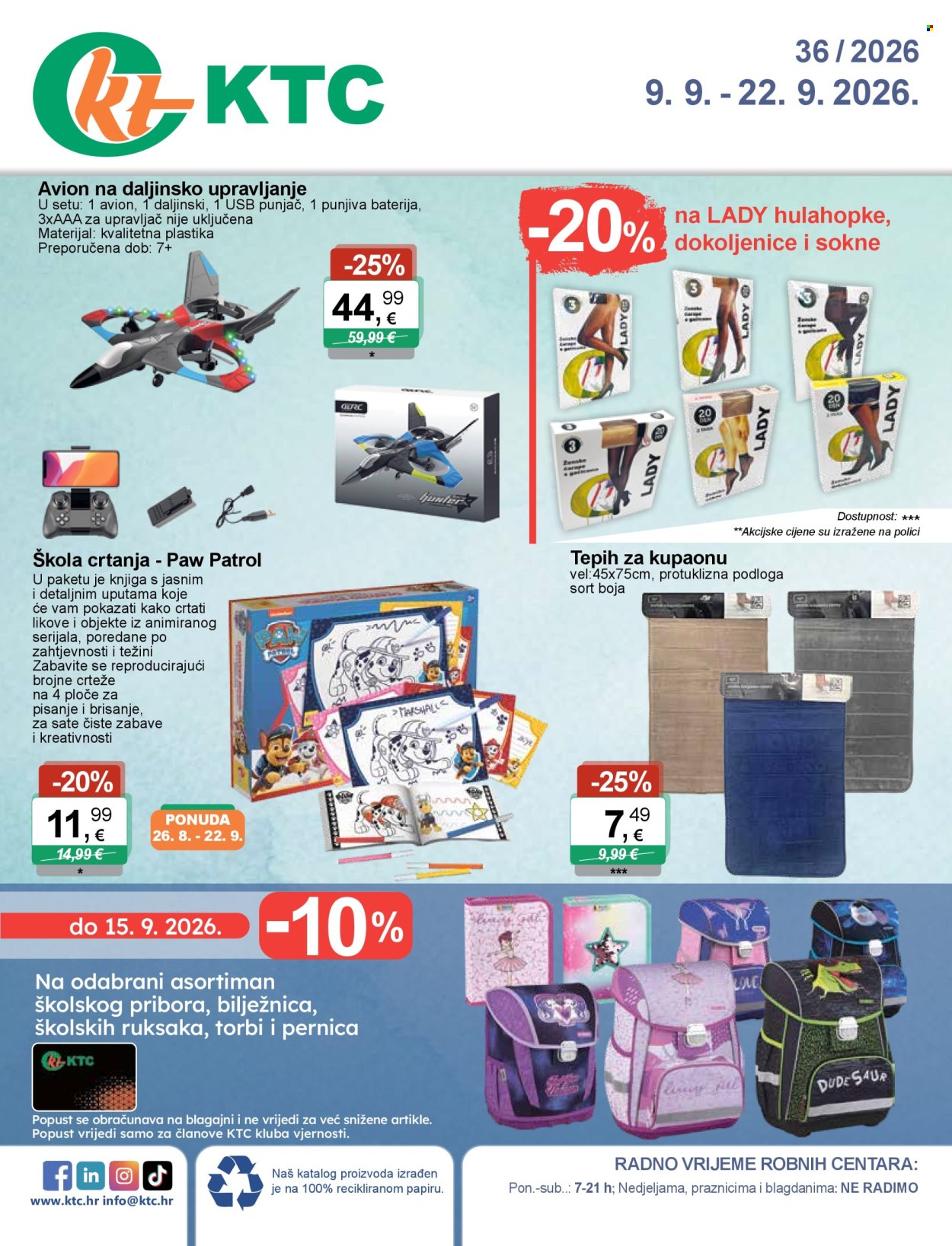 KTC katalog - 09.09.2026. - 22.09.2026. Stranica 1