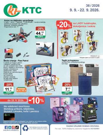 KTC katalog - 09.09.2026. - 15.09.2026.