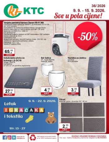 KTC katalog - 09.09.2026. - 15.09.2026.