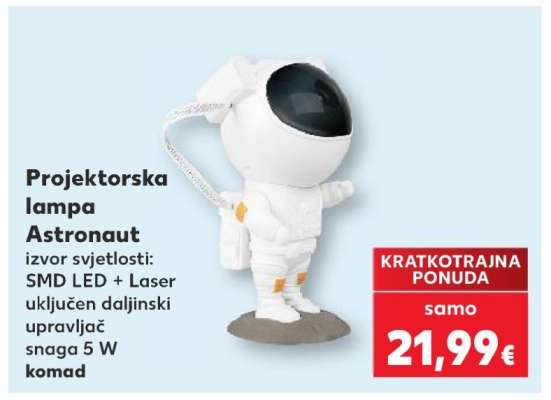 Projektorska lampa Astronaut