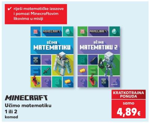 MINECRAFT Učimo matematiku 1 ili 2