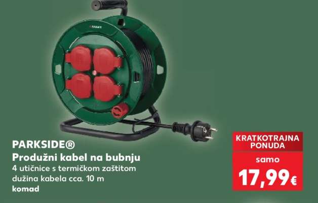 PARKSIDE® Produžni kabel na bubnju
