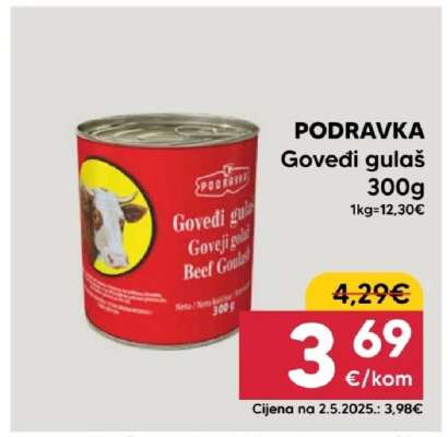 PODRAVKA Goveđi gulaš